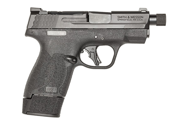 SMITH AND WESSON M&P 9 SHIELD PLUS OR NIGHT SIGHT NO THUMB SAFETY BLACK 9MM LUGER 3.7IN THREADED BARREL 10/13/15RND 14095 - Win Repeating Arms Promotion